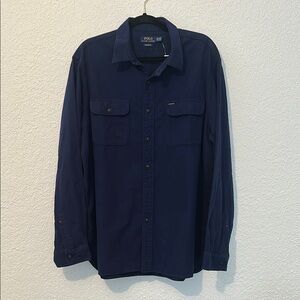Ralph Lauren Classic Fit Dark Blue Shirt